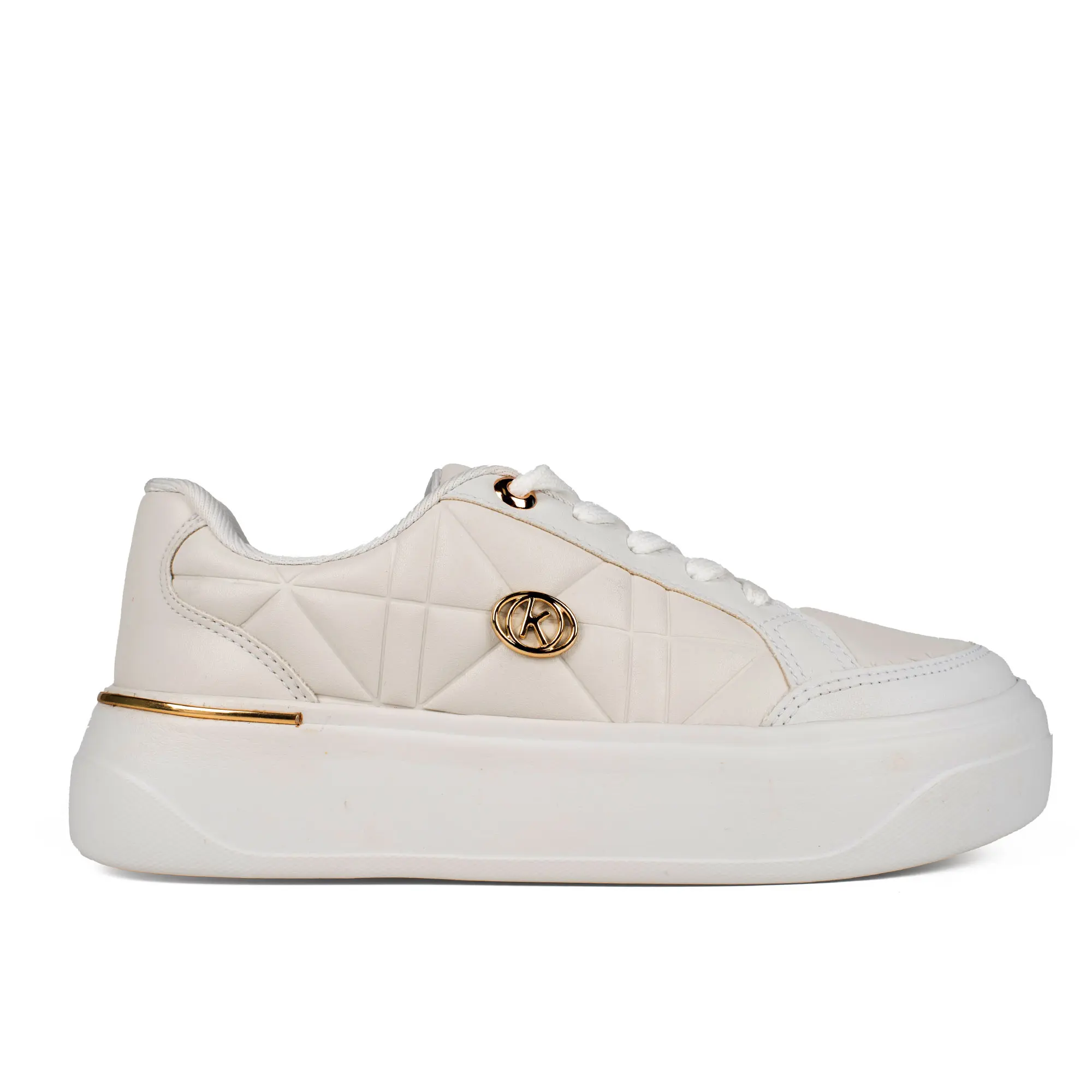 Tênis Kolosh Flatform Branco - Dakota
