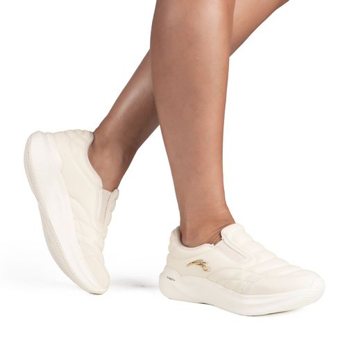 Tênis Kolosh Esportivo Slip On Bege