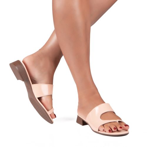 Tamanco Dakota de Salto Bloco Rosa