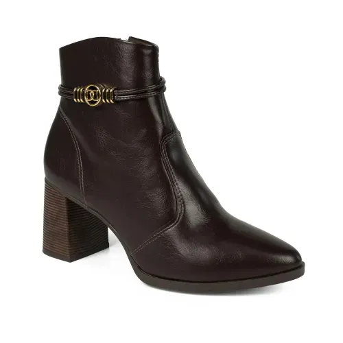 Bota Dakota de Cano Curto Marrom