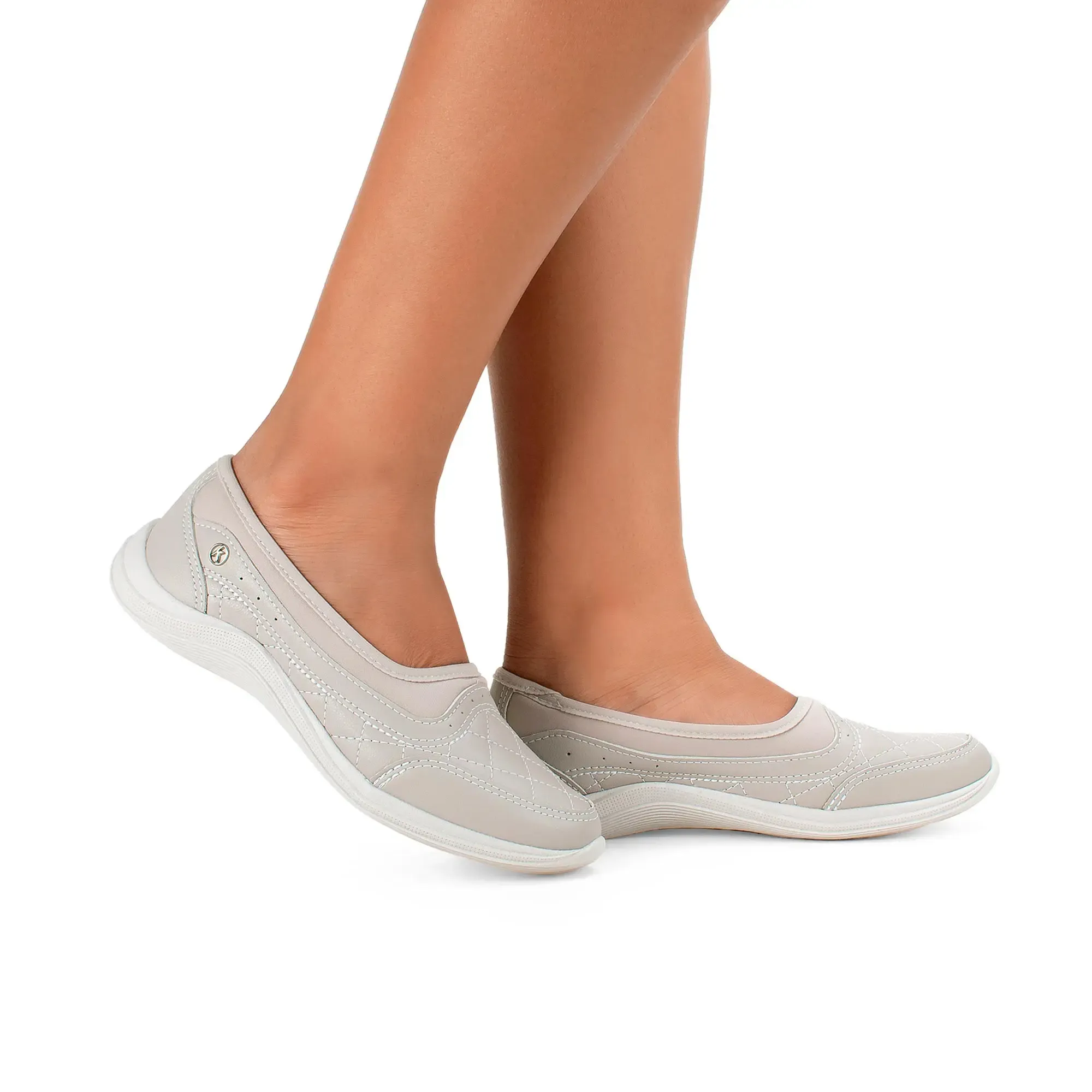 Sapatilha Esportiva Kolosh Cinza: Sola Flexível e Leveza - Dakota