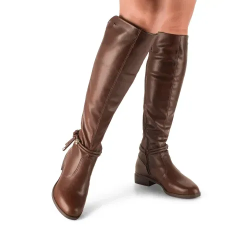 Bota Mississipi de Cano Longo Marrom